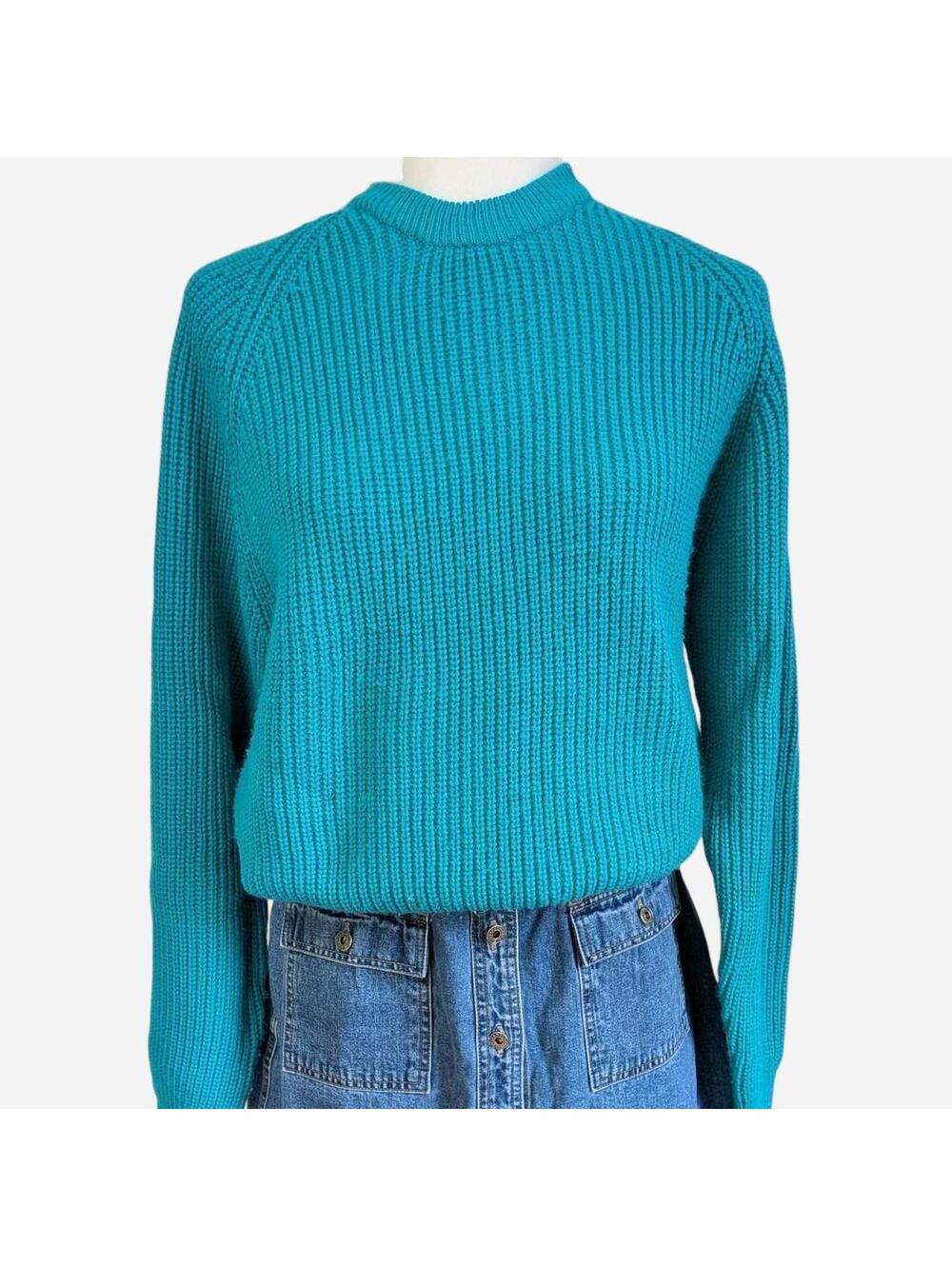 Vintage 1990s St Johns Bay Ribbed Knit Sweater